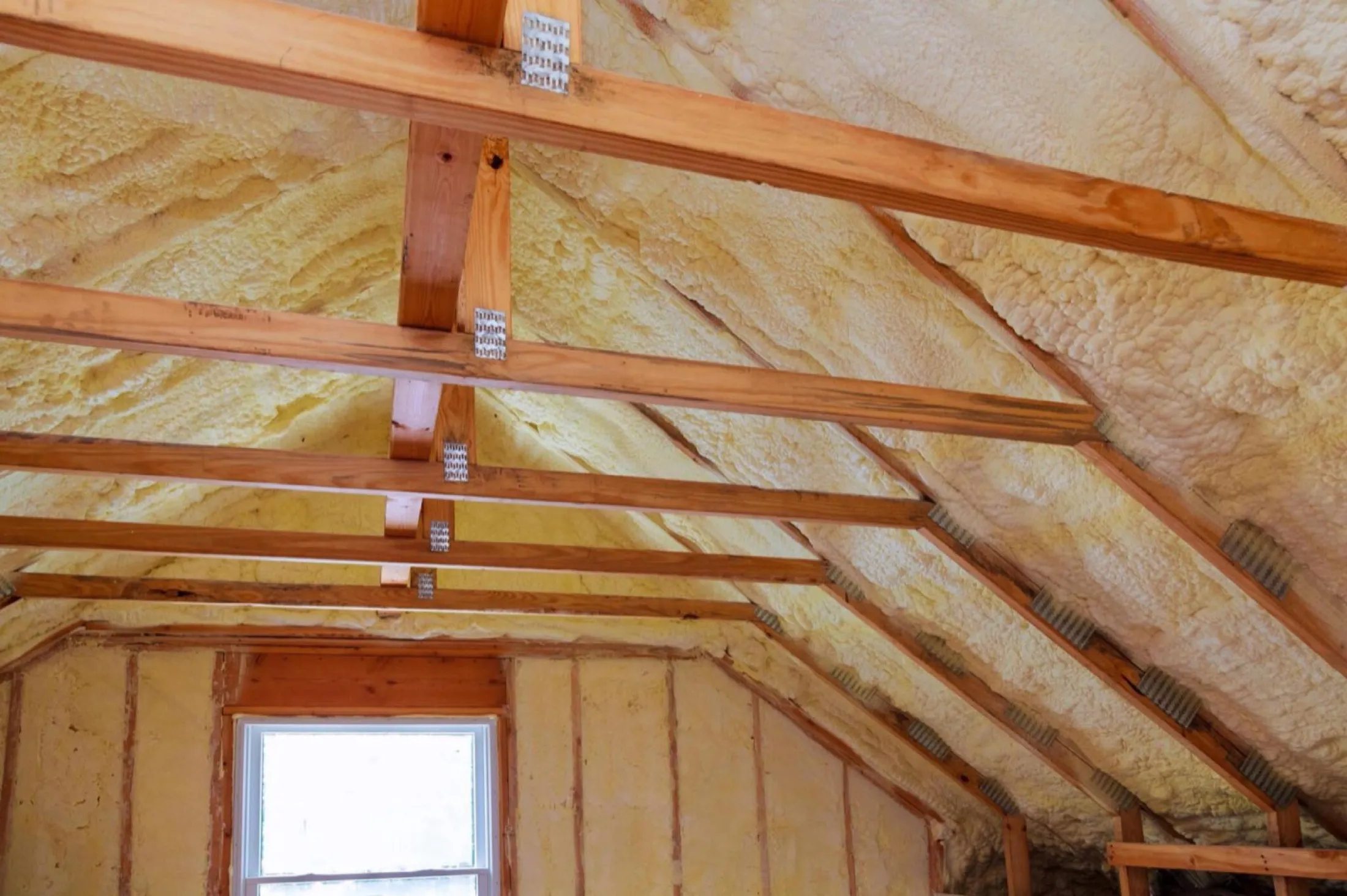 Spray Foam Insulation detail photo